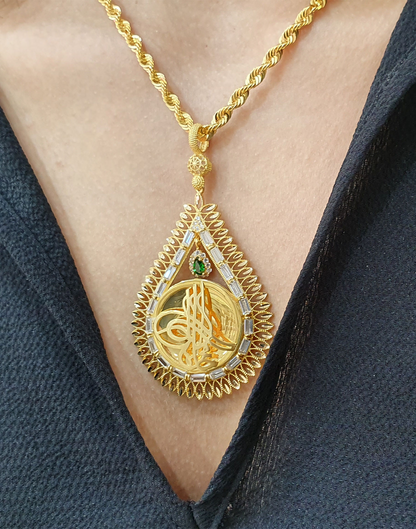 14 Ayar Altın Kaplama Tuğra Kolyesi Ücretsiz Kargo & Kapıda Ödeme İmkanı İle Sizde Sevdiklerinizi Mutlu Edin ❤️‍🔥💛