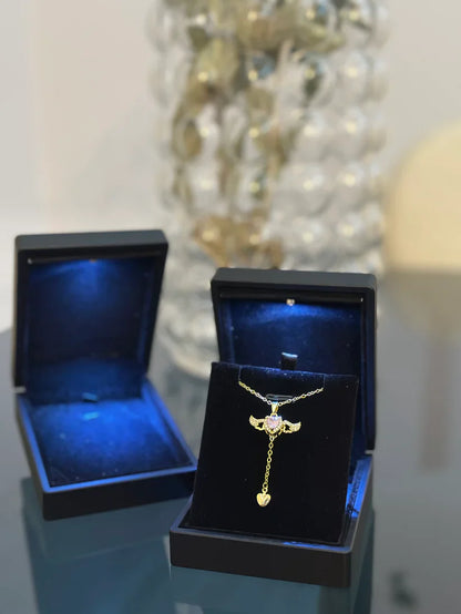 14 Ayar Altın Kaplama Gökyüzü Kolye